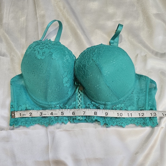 Teal Lace Bra 💙 - Picture 3 of 6